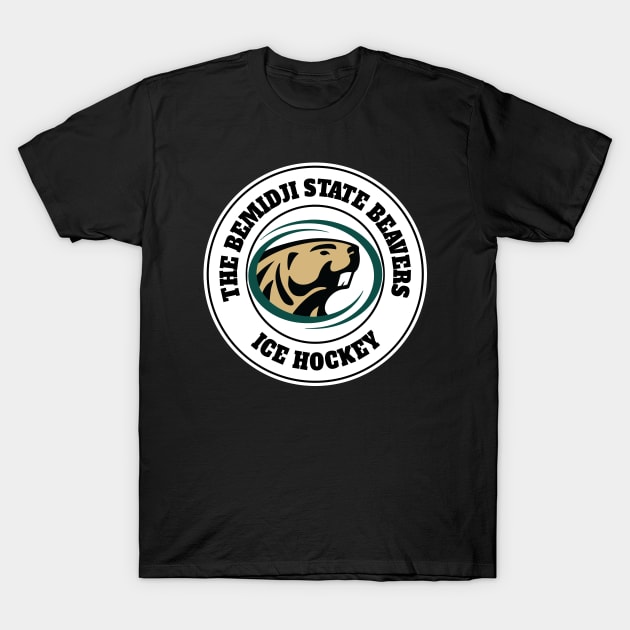 the classic bemidji ice hockey team white background T-Shirt by MALURUH